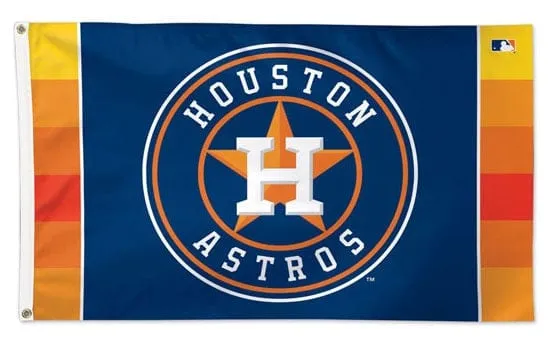 Houston Astros 3×5 Flag with Team Logo for Outdoor Use - £14.76 GBP