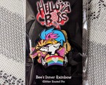 Helluva Boss Bee&#39;s Inner Rainbow Glitter Enamel Pin on Pin Official Beel... - £51.19 GBP
