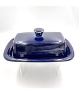 Fiesta Ware Cobalt Blue Butter Keeper Dish HLC USA - €30,62 EUR