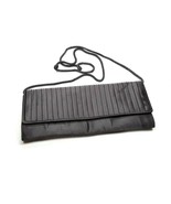 Vintage La Regale Gray Pleated Envelope Evening Clutch Shoulder Handbag ... - $25.72 CAD