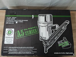 Hitachi Metabo HPT NR83A5  3-1/4&quot; Strip Framing Nailer Working Great - £170.96 GBP