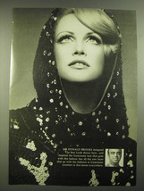 1968 Max Factor Geminesse Ad - Mr. Donald Brooks Designed the Star Look  - $18.49