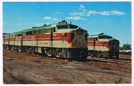 Postcard Erie Lackawanna 851 Pair Of Alco PAs Resting Marion Ohio 1967 - £3.81 GBP