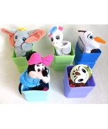 Disney Cutie Cuff Series 1, 2 & 3 Plush Minnie, Olaf, Squirt, Pegasus, Dumbo NEW - $19.79 - $24.74