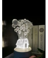 3D Balloon House LED Night USB Lamp for Bedroom Decoration, Romantic Atm... - $10.77