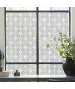 HYOUBALA Window Privacy Film UV Protection Non-Adhesive Begonia 17.5x78.7 - $21.67 CAD