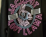 Fortnite NWT Men XXL Black Neon pink purple Jackpot Loot Llama pullover ... - $34.64