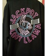Fortnite NWT Men XXL Black Neon pink purple Jackpot Loot Llama pullover ... - £27.25 GBP