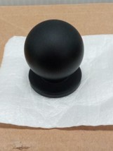 10PC Alzassbg 1.25inch Round Door Knobs Matte Black 191zb - £20.02 GBP