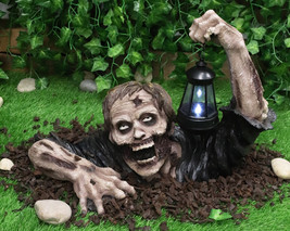 Garden and Home Large Head Shot Walking Dead Zombie Crawling Out of Grav... - £62.50 GBP