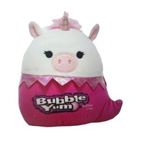 Squishmallow Hershey Bubble Yum Bubble Gum Aja 8&quot; Pink Unicorn Plush Pillow Toy - £27.86 GBP