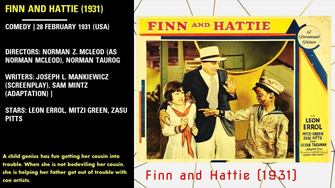 Finn and Hattie (1931) - $6.00