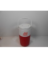 Vintage Coleman Polylite 1/2 Gallon Water Cooler Jug 5590 Red White Ther... - €8,19 EUR