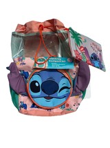 Disney&#39;s Stitch 3-Piece Youth Beach Backpack Set With Water Bottle  - £19.85 GBP