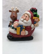 *Doesn&#39;t Work* Musical Celebrations Rudolph The Red Nose Reindeer Santa ... - $19.79