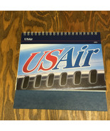 Vintage US Air airlines 1991 small standing calendar for desk movie phot... - $375.38 MXN