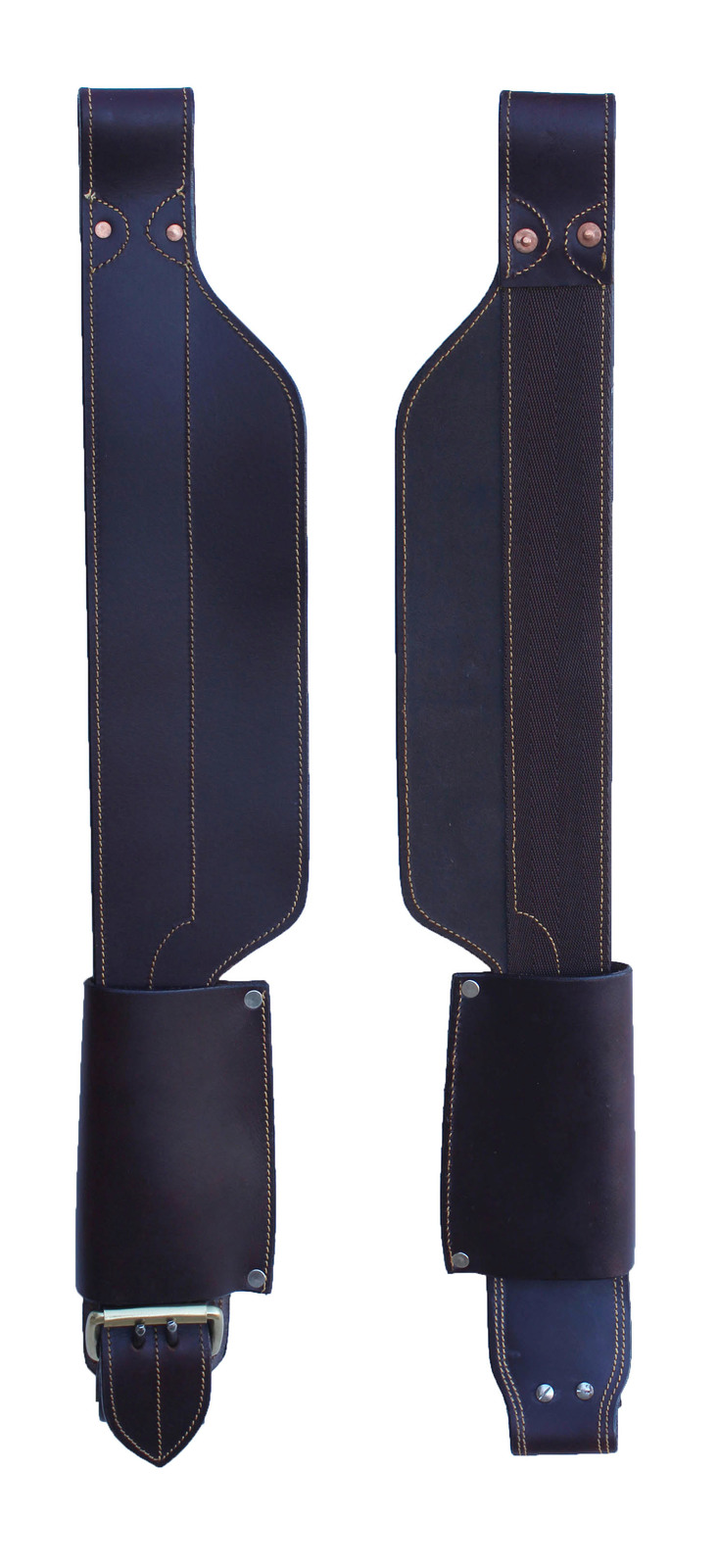 4&quot; Premium Quick-Change Australian Saddle Fender Stirrup Leathers 109SL4... - $49.49
