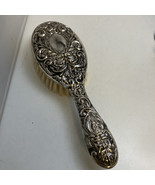 Antique Repousse 925 North Wind Dresser Hair Brush By B&amp; Co Broadway Sil... - $108.90
