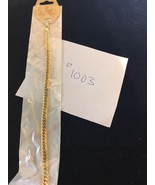 Gold Plated Bracelet # 1003 Ships N 24h - $506.49 MXN