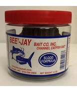 Bee-Jay Catfish DoughBait, Blood, 14 oz Jar-RARE-Brand New-SHIPS N 24 HOURS - $12.75