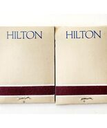 Hilton Hotel Matches Matchbooks Lot Of 2 Vintage Advertisement Accommoda... - €17,04 EUR