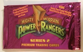 Mighty Morphin Power Rangers Series 2 Trading Cards One Pack - £2.97 GBP