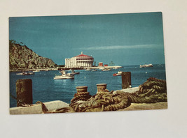 Catalina Island Casino &amp; Ships Postcard Unposted - £7.85 GBP