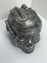 Design Toscano Steampunk Skull Containment Vessel Decorative Trinket Box... - $27.57