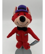 Hanna Barbera Cartoon 8&quot; Hardy Har Har Red Plush Hyena Warner Bros - $14.03