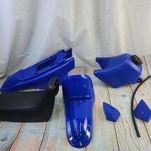 Fits Yamaha PW50 PY50 All Years Blue Fender Body Seat Gas Tank Fairing K... - $29.67