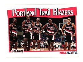 1991 Hoops #295 Portland Trail Blazers Portland Trail Blazers - £2.39 GBP