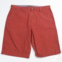 Banana Republic 31 x 11&quot; Dark Red Orange Aiden Chino Shorts - £11.98 GBP