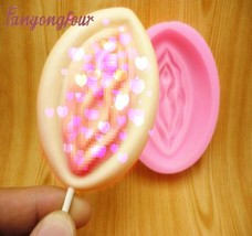 Vagina Silicone Molds Lollipop Chocolate Baking Mold Tools kitchen Acces... - £9.00 GBP