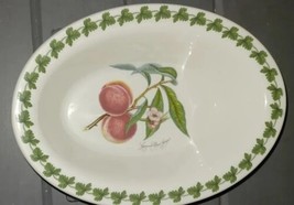 Portmeirion POMONA 7 7/8&quot; Rimmed Oval Pie Baker Grimwood&#39;s Royal George Peach - £19.98 GBP