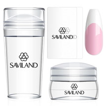 French Tip Nail Stamp: 4PCS Nail Art Stamper Kit Clear Silicone Nails St... - $11.88
