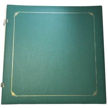 Creative Memories 12x12 green album, with pages, Used, open spine - £18.31 GBP