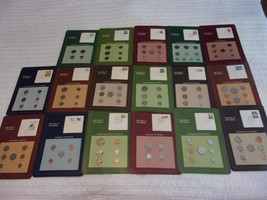 Coin Sets of All Nations, 17 Nations in all, 109 coins, National postage... - $4,553.61 MXN