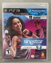 Singstar +Dance, New (PS3, 2010) Sony Play Station 3, Sealed, Not for Re... - $13.95