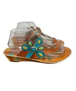 L&#39;Artiste Spring Step Santorini Sandals Slides Womens 40 9 Toe Ring Arts... - $1,091.30 MXN