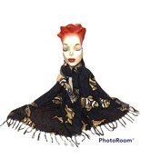 Touch of Hawaii Scarf Sea Life Print with Tassels 59&quot; L x 21.5&quot; W - €16,23 EUR