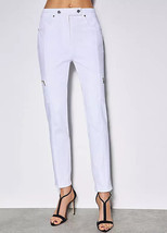 Star Di Julien MacDonald Bianco Slim Gamba Jeans Cargo (fm54-1) - $26.78