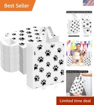 Eco-Friendly 150 Pack Paw Print Gift Bags - Foldable and Sturdy Plastic ... - $49.50