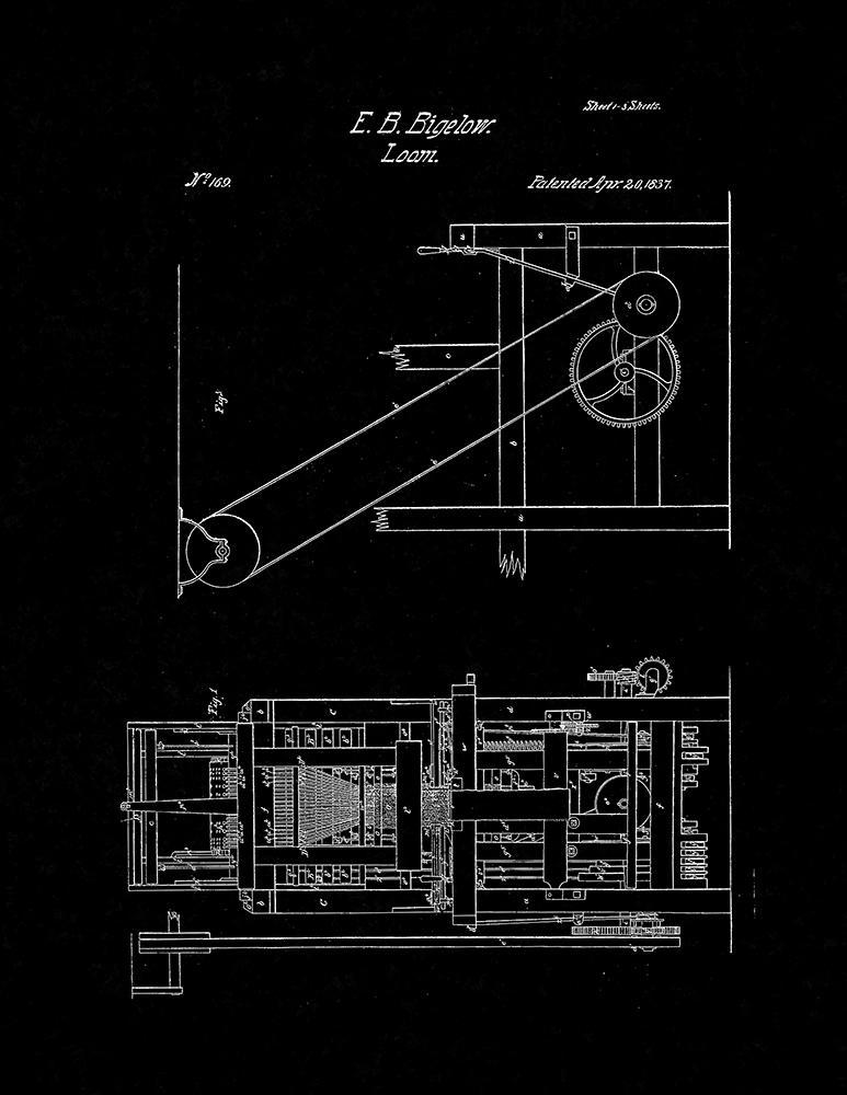 Loom Patent Print - Black Matte - $7.95 - $40.95