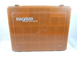 Vintage Plano Magnum Double Sided Fishing Tackle Box Magnum By Plano  - £21.65 GBP