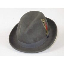 Men's Broner Wool Hat Classic Soft Fedora SCORSESE 73-783 Gray image 3