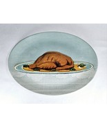 John Derian 10x15 Oval Stoneware Turkey Platter Fall Serving Tray Plate ... - $21.99