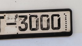 Euro Deutschland License Plate & Mount Frame Mitsubishi 3000GT image 2