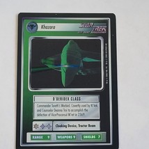 Star Trek CCG Reflections Khazara Very Rare FOIL 2000 Decipher - £3.98 GBP