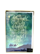 DaySpring - Oh Holy Night - 50 Christmas Boxed Cards w/ Envelopes (J1478... - £15.75 GBP