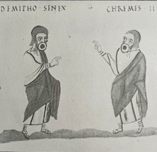 Phormio Of Terence Vatican Miniatures Print 1894 Victorian Verse 567 DWFF12 - $19.99